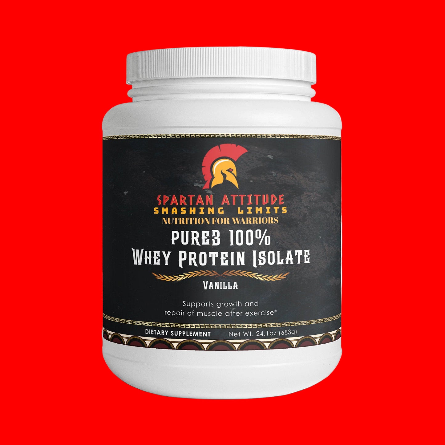 Pure3 100% Whey Protein Isolate (Vanilla)