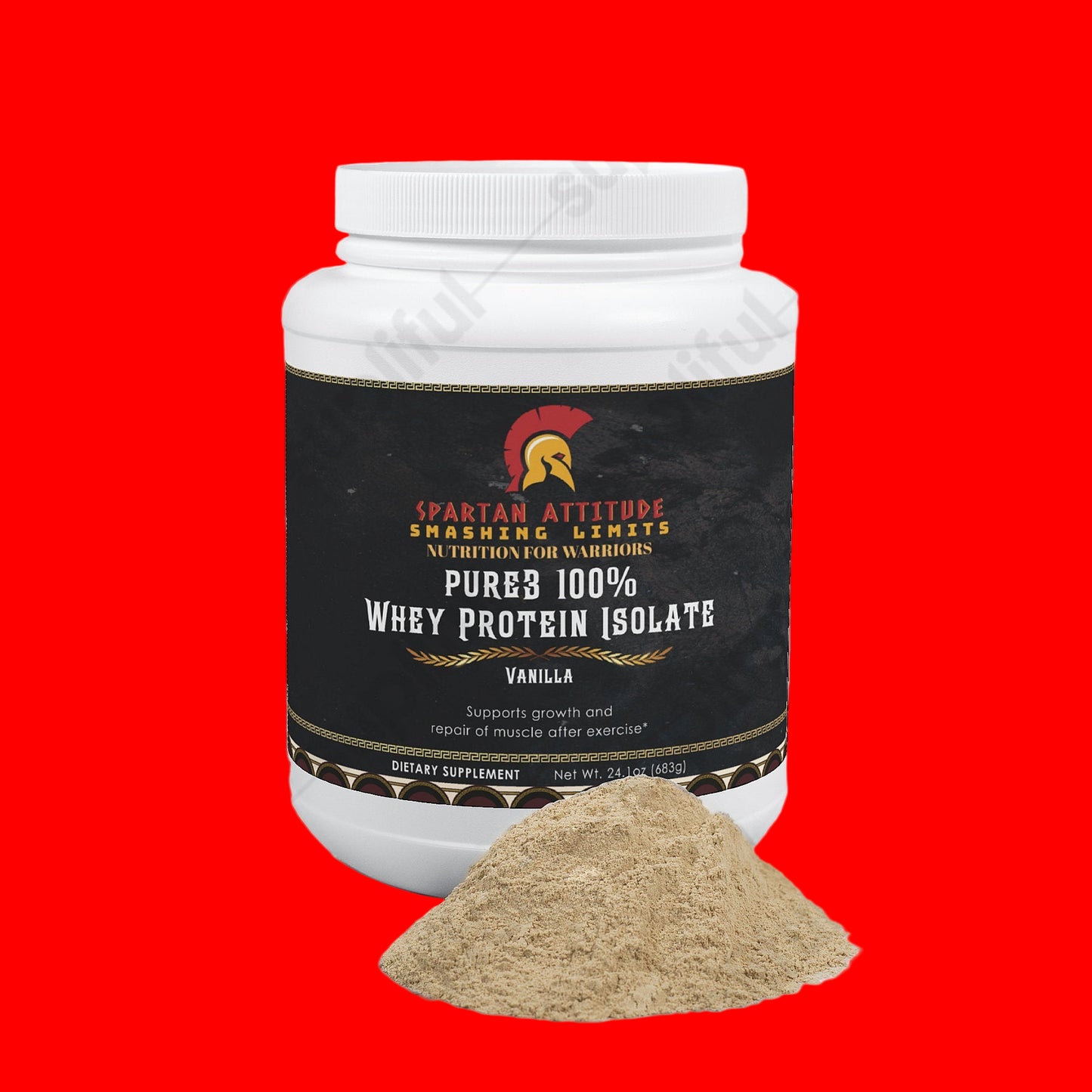 Pure3 100% Whey Protein Isolate (Vanilla)