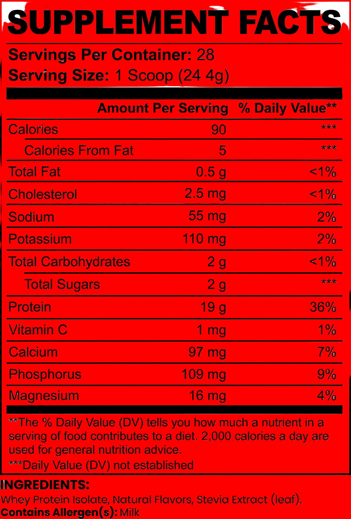 Pure3 100% Whey Protein Isolate (Vanilla)